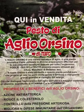 Pesto di Aglio Orsino di Tufo — Il Castagneto